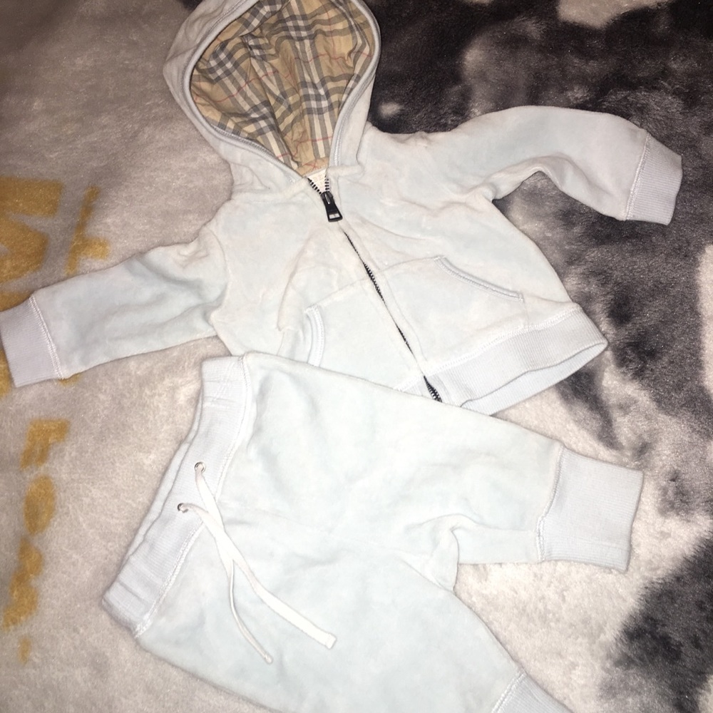 Infant Burberry Jogger Suit